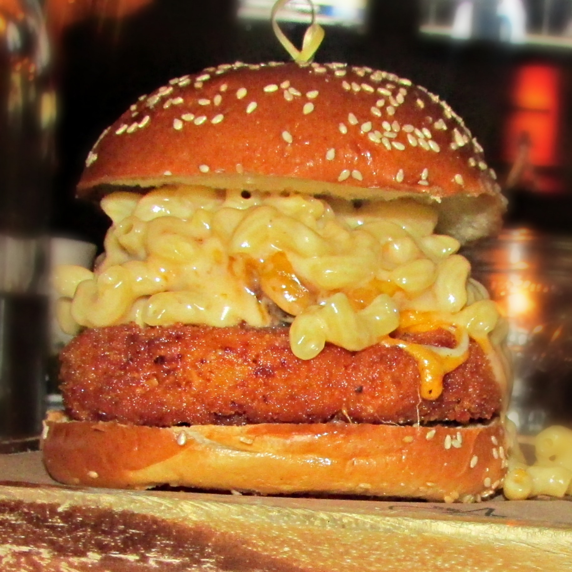 Mac n Cheese Burger Burger Weekly